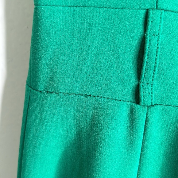 Calvin Klein midi dress front slit green size 8 - Picture 8 of 9